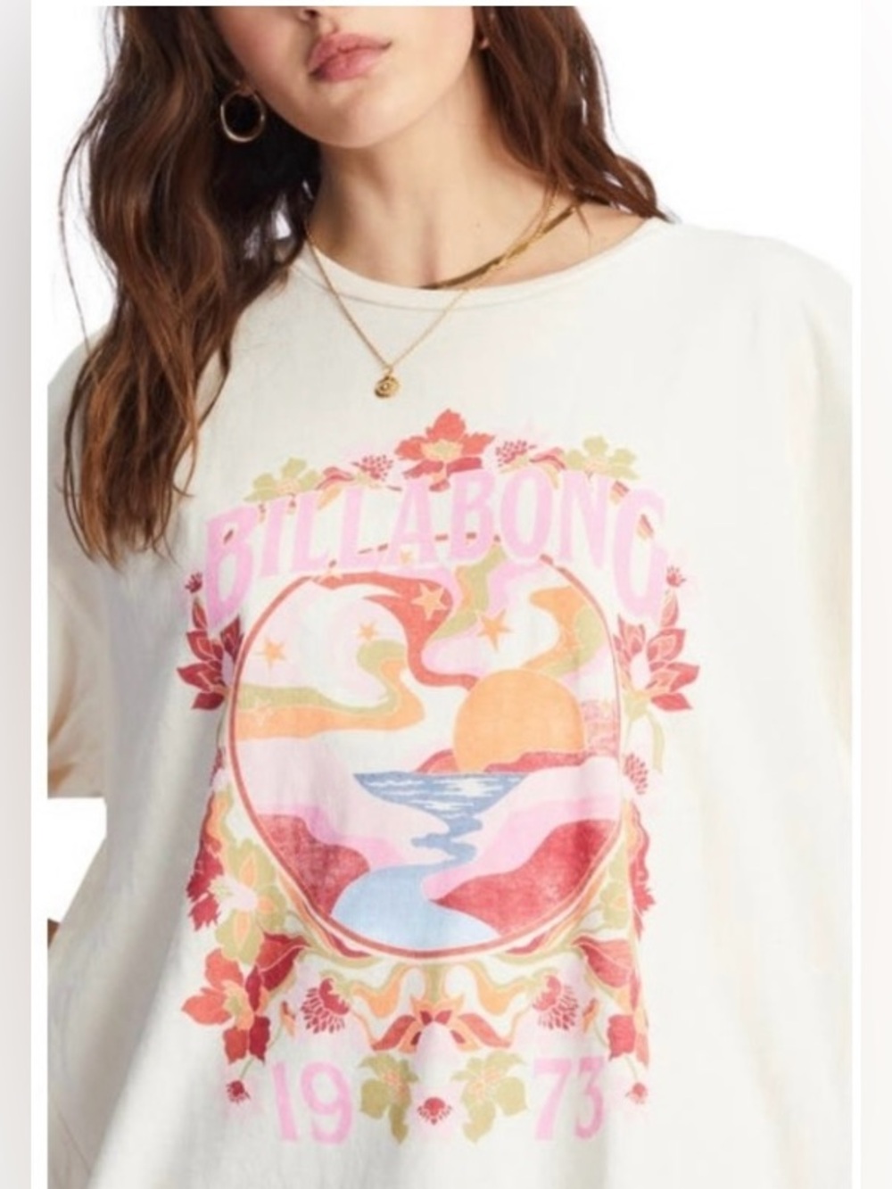 Billabong Golden Coast Oversized Graphic Tee